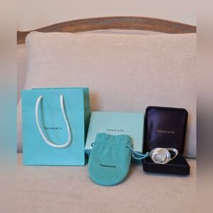 Tiffany & Co. Bundle - Necklace Case, Box, Dust Pouch, Ribbon, Gift Bag